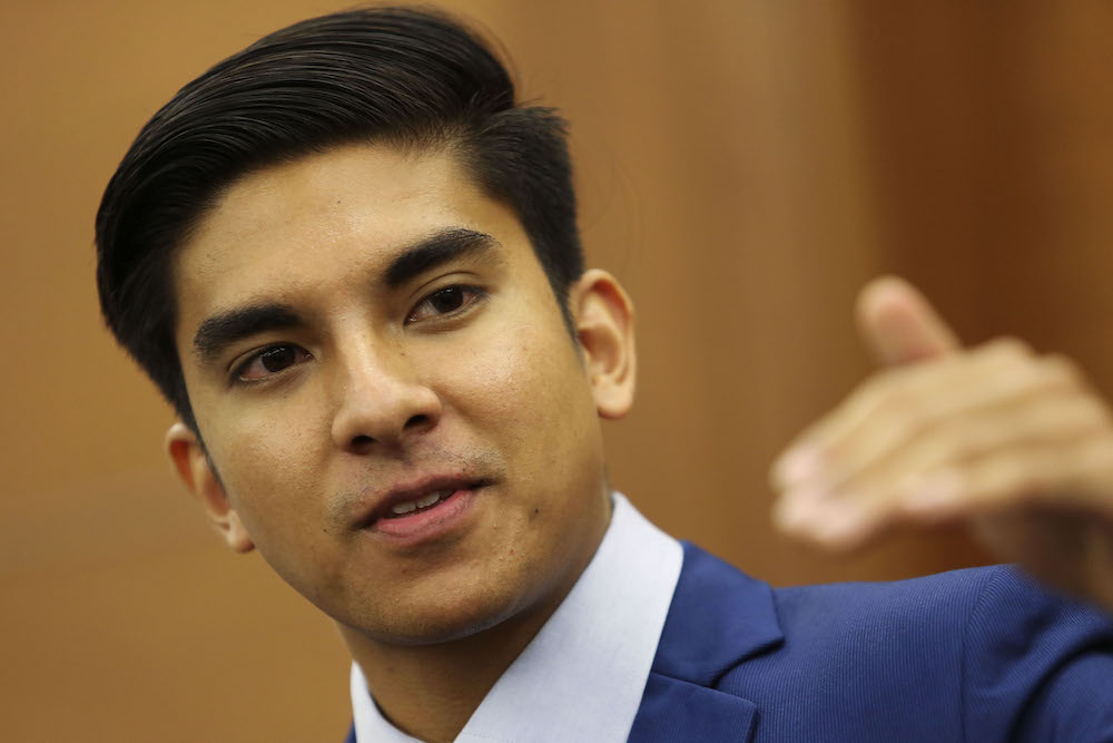 Youth and Sports Minister, Syed Saddiq Abdul Rahman, addresses a press conference at Parliament in Kuala Lumpur August 2, 2018. u00e2u20acu201d Picture by Yusof Mat Isa