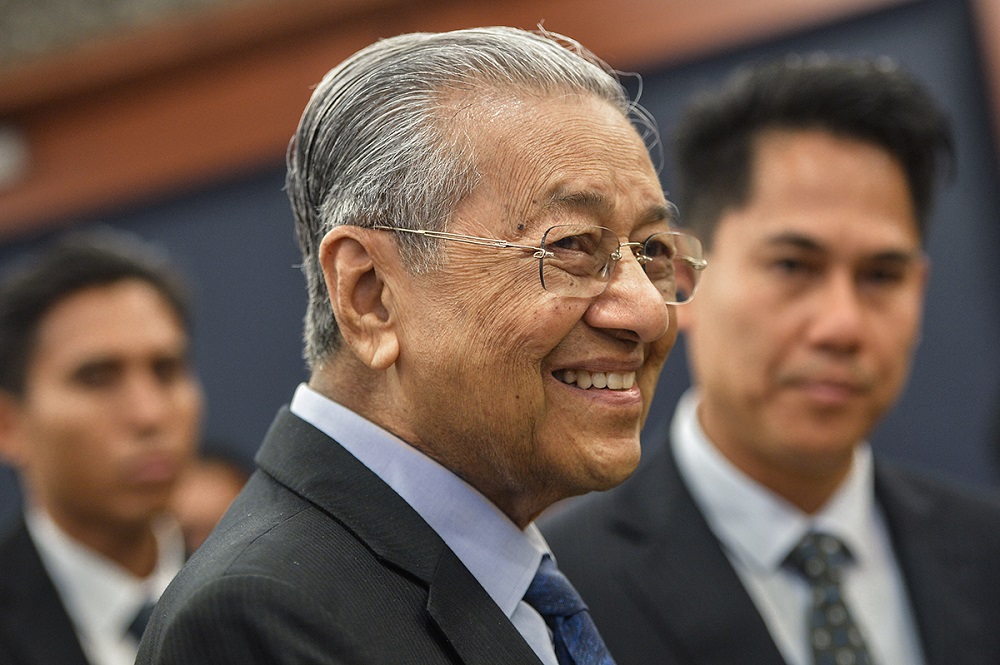 Prime Minister Tun Dr Mahathir Mohamad arrives at Parliament in Kuala Lumpur August 14, 2018. u00e2u20acu201d Picture by Mukhriz Hazim