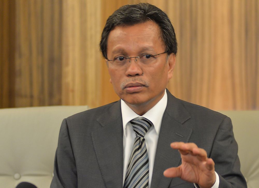 Sabah Chief Minister Datuk Seri Mohd Shafie Apdal during a press conference after chairing a Cabinet meeting in Kota Kinabalu, July 18, 2018. u00e2u20acu201d Bernama pic