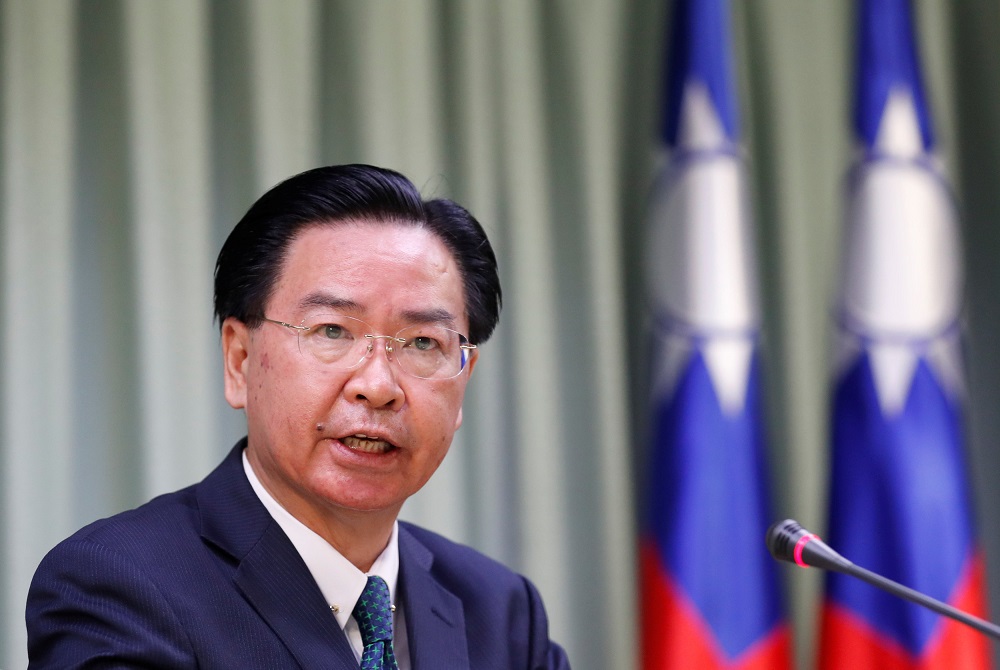 Taiwan's Foreign Minister Joseph Wu attends a news conference, in Taipei, Taiwan August 21, 2018. u00e2u20acu201d Reuters pic