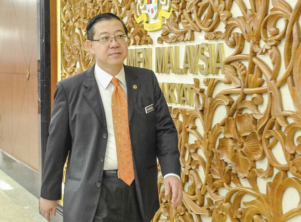 Finance Minister Lim Guan Eng is pictured at Parliament August 9, 2018. u00e2u20acu201d Picture by Firdaus Latif