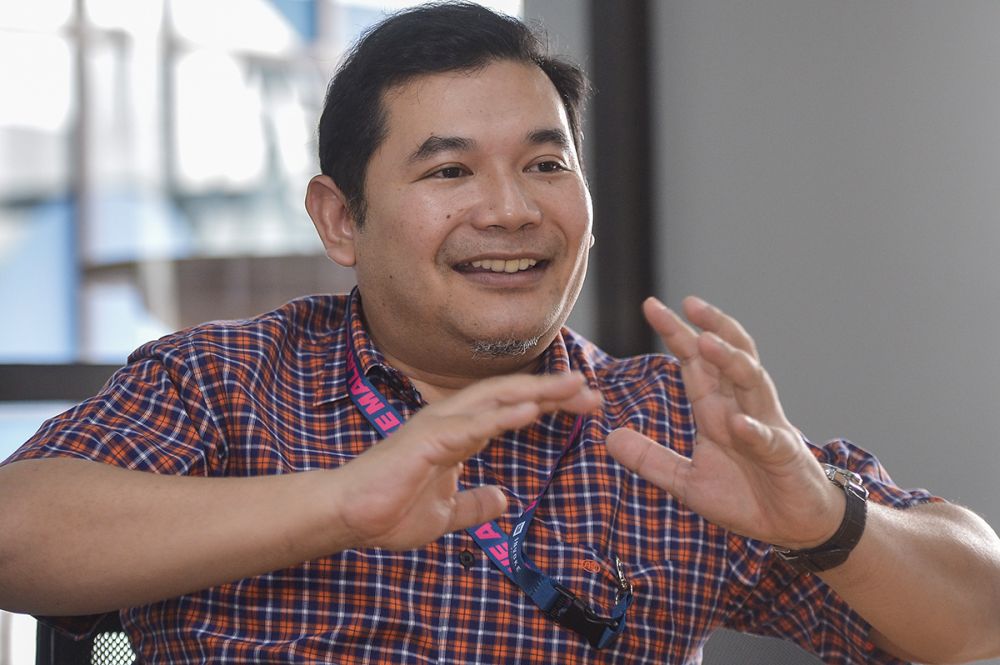 Invoke Malaysia founder Rafizi Ramli speaks during an interview at his office in Kuala Lumpur August 8, 2018. u00e2u20acu2022 Picture by Mukhriz Hazim
