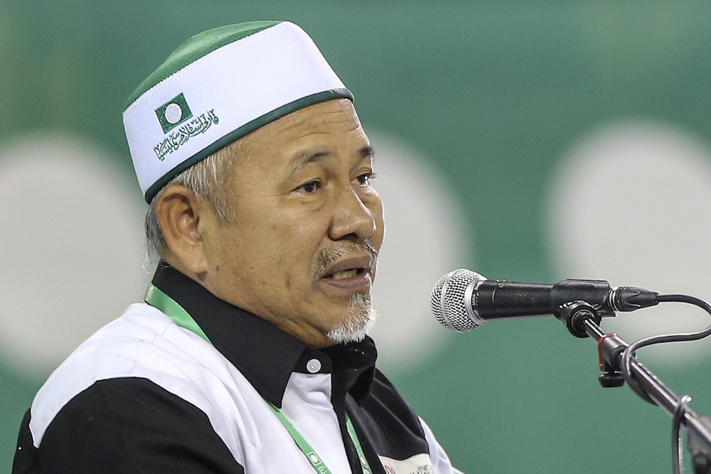 Datuk Tuan Ibrahim Tuan Man speaks during PASu00e2u20acu2122 64th Muktamar in Kuala Terengganu September 16, 2018. u00e2u20acu201d Picture by Azneal Ishak