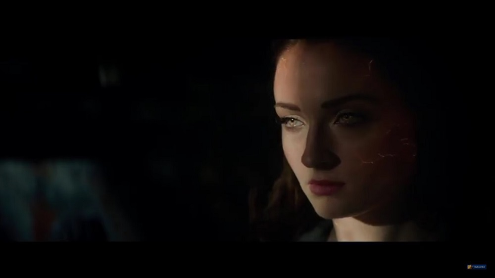 A screengrab from u00e2u20acu02dcX-Men: Dark Phoenixu00e2u20acu2122 that stars Sophie Turner as Jean Grey.