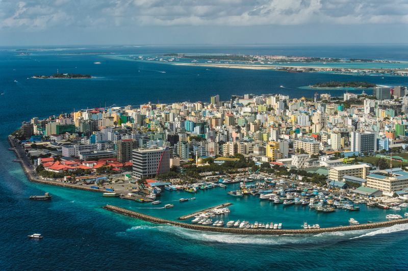 Maldives is a collection of 1,192 tiny islands scattered 800 kilometres (550 miles) across the equator. u00e2u20acu2022 AFP pic