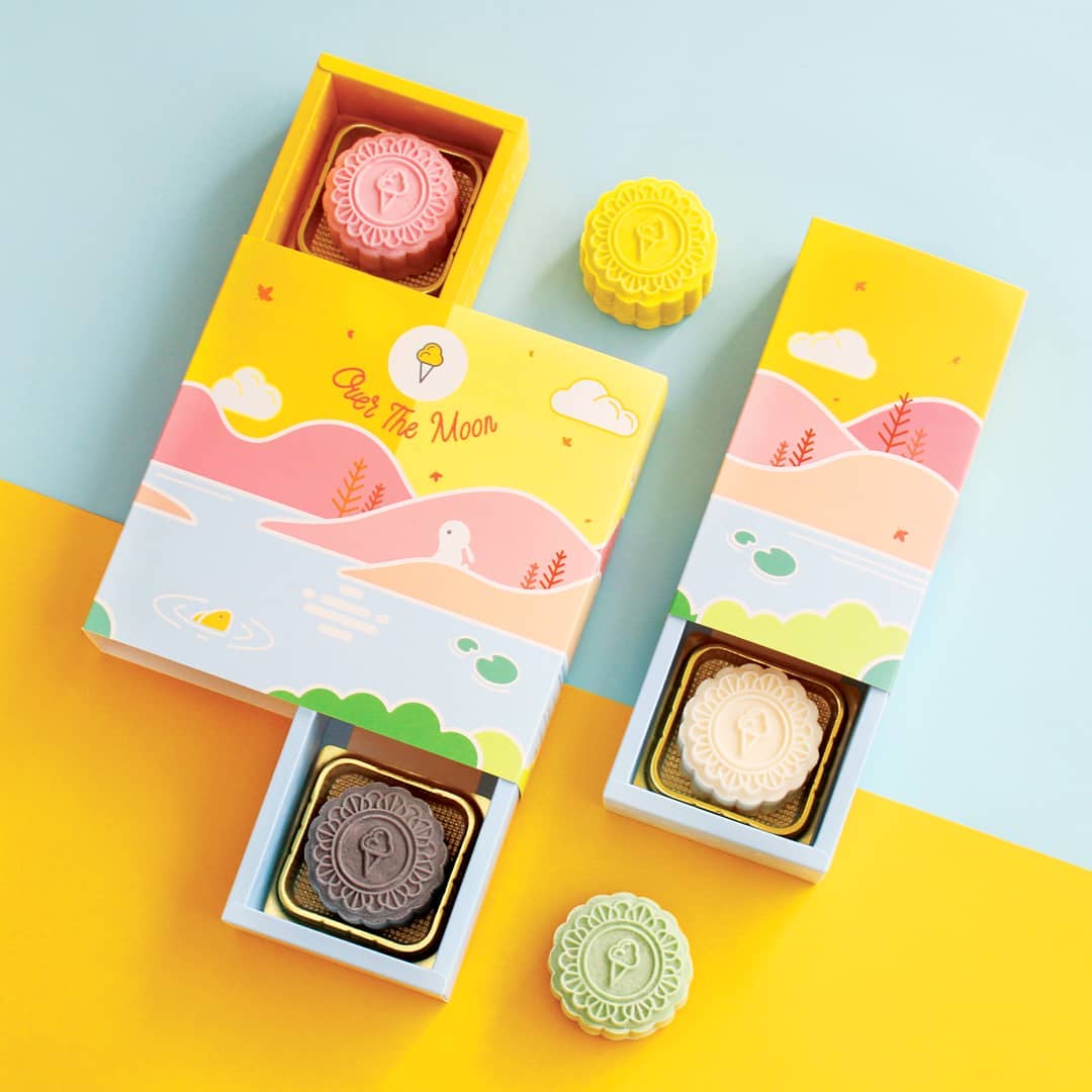 Inside Scoop的雪糕月饼包装很萌呢！-摘自Inside Scoop脸书-