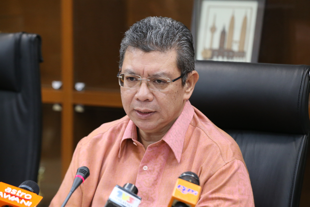 Datuk Saifuddin Abdullah speaks during a press conference at the Ministry of Foreign Affairs October 21, 2018. u00e2u20acu201d Picture by Azinuddin Ghazali