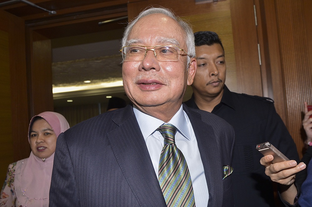 Former Prime Minister Datuk Seri Najib Razak after the meeting with the Parliament's Public Accounts Committee at Parliament in Kuala Lumpur October 24, 2018. u00e2u20acu201d Picture by Mukhriz Hazim