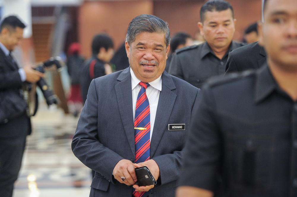 Defence Minister, Mohamad Sabu arrives at Parliament in Kuala Lumpur October 29, 2018. u00e2u20acu201d Picture by Shafwan Zaidon