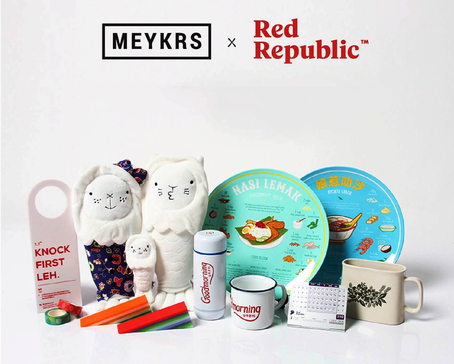 喜欢新加坡Red Republic和Meykrs创意商品的粉丝们，不要错过啦！-摘自Meykrs脸书-