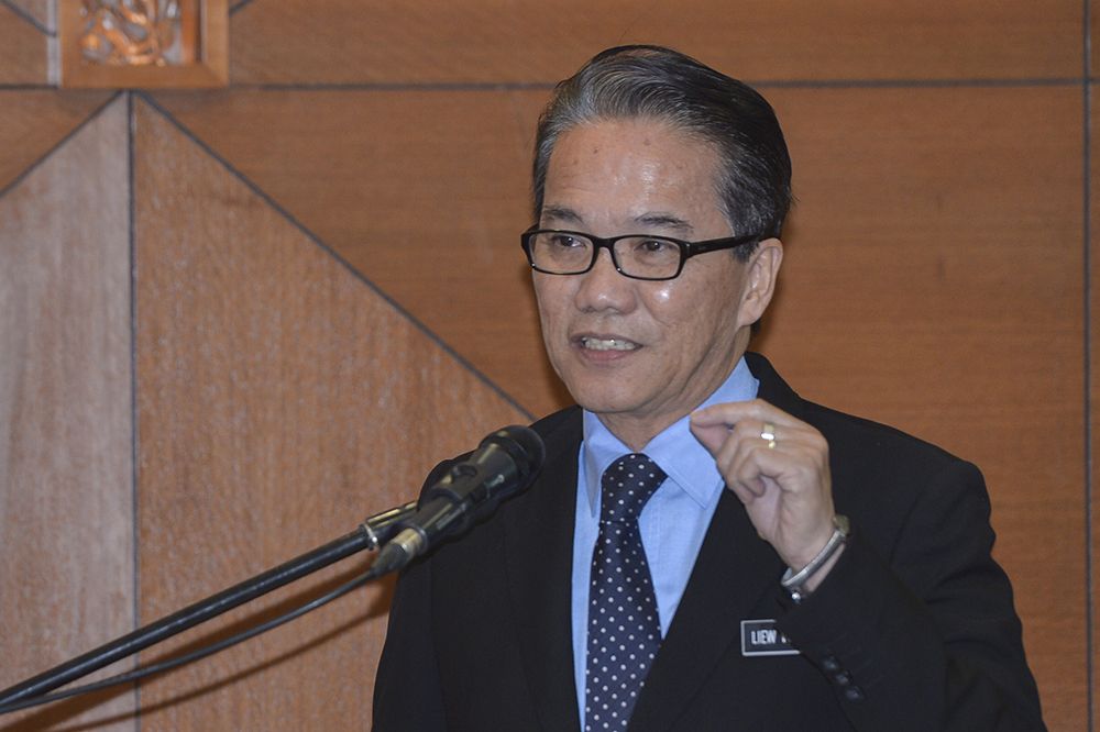 Datuk Liew Vui Keong speaks to reporters at Parliament in Kuala Lumpur October 30, 2018. u00e2u20acu2022 Picture by Miera Zulyana