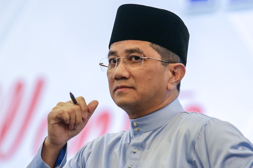PKR deputy president Datuk Seri Mohamed Azmin Ali at the opening ceremony of the National Youth Congress of the Joint Chiefs of Justice and Women in Shah Alam November 15, 2018. u00e2u20acu201d Picture by Hari Anggara