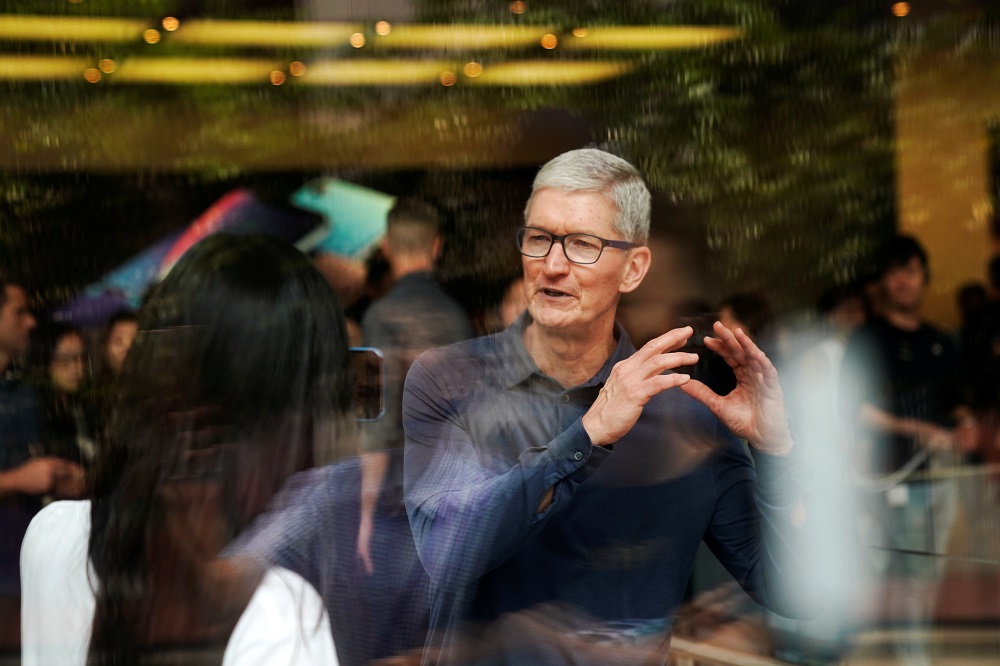 Apple CEO Tim Cook attends an Apple store in Shanghai October 9, 2018. u00e2u20acu201d Reuters pic