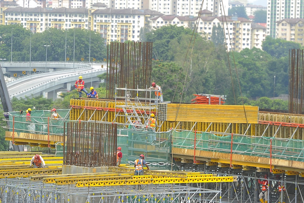 A general view of a building under construction in Kuala Lumpur November 1, 2018. u00e2u20acu201d Picture by Shafwan Zaidon