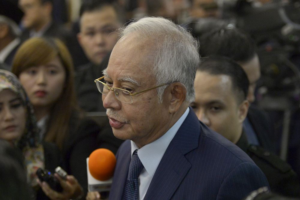 Datuk Seri Najib Razak speaks to reporters at Parliament in Kuala Lumpur November 2, 2018. u00e2u20acu201d Picture by Mukhriz Hazim