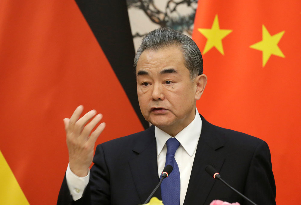 Chinese Foreign Minister Wang Yi at a news conference at the Diaoyutai State Guesthouse in Beijing November 13, 2018. u00e2u20acu201d Reuters pic