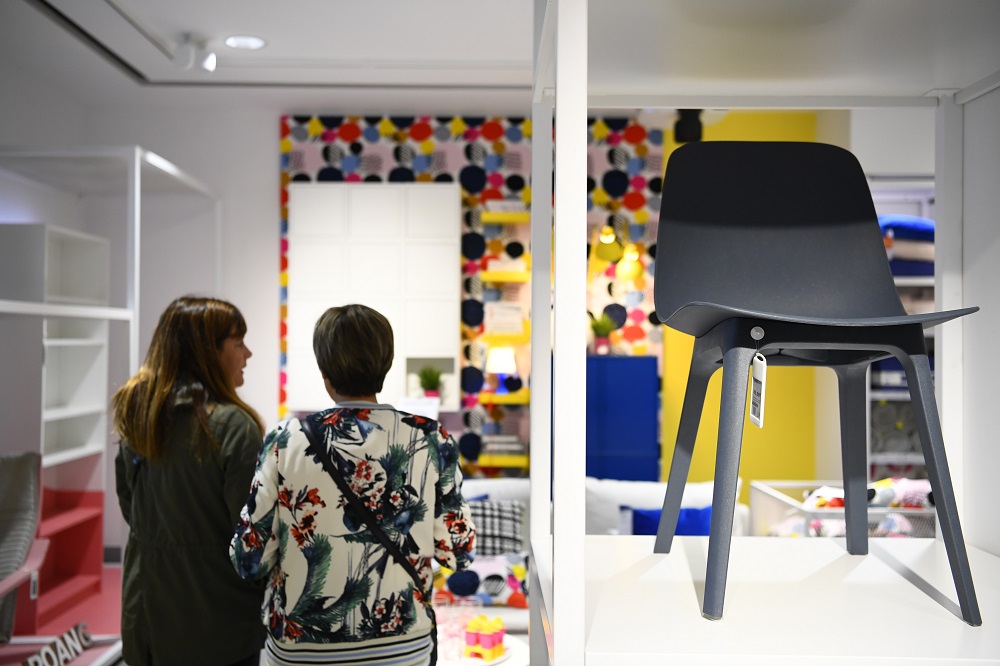 Women visit a store of the Swedish furniture giant Ikea in Madridu00e2u20acu2122s city centre October 10, 2018. u00e2u20acu201d AFP pic     