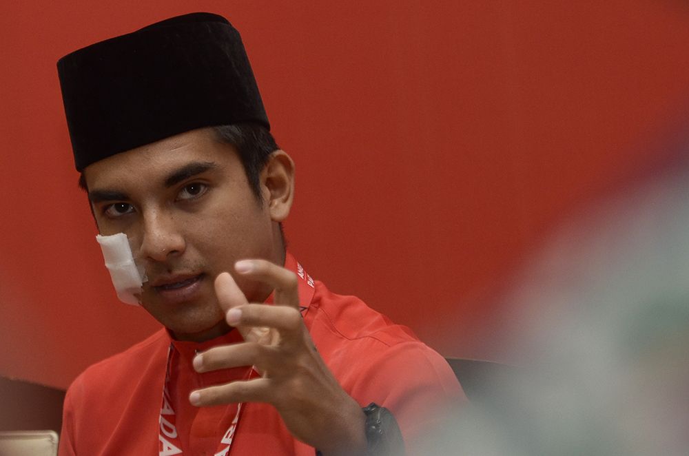 Armada leader Syed Saddiq Syed Abdul Rahman speaks during a press conference in Putrajaya December 29, 2018. u00e2u20acu2022 Picture by Miera Zulyana