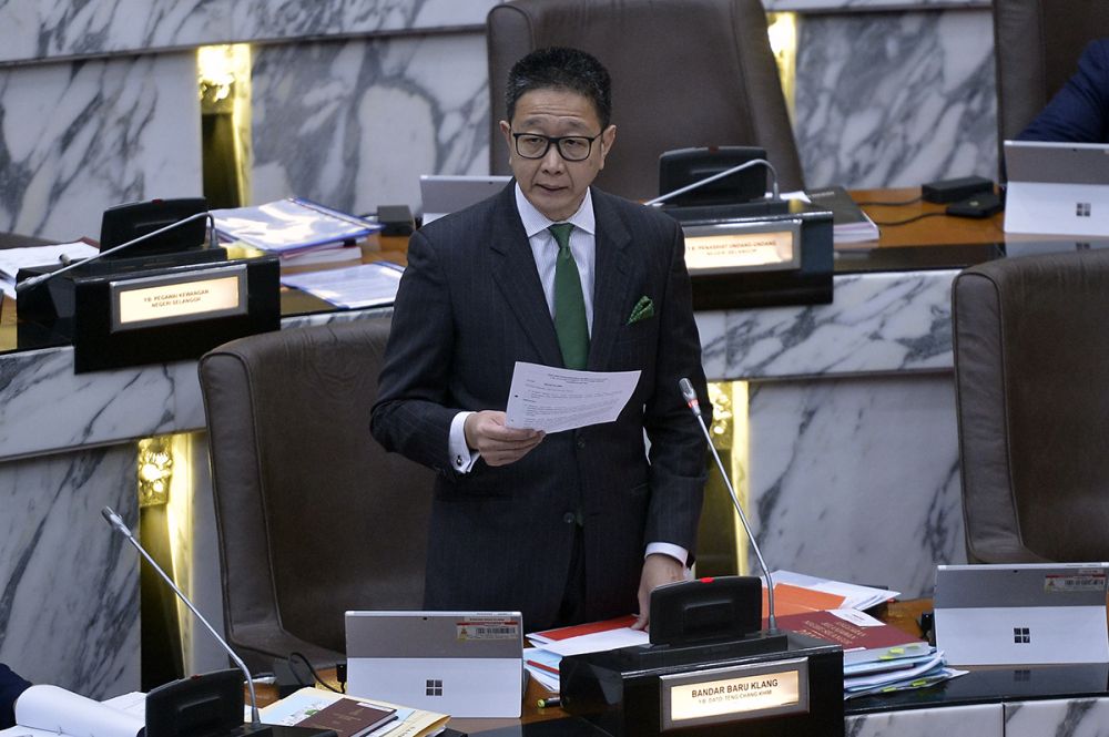 Bandar Baru Klang assemblyman Datuk Teng Chang Kim speaks at the Selangor State Legislative Assembly in Shah Alam December 4, 2018. u00e2u20acu2022 Picture by Mukhriz Hazim