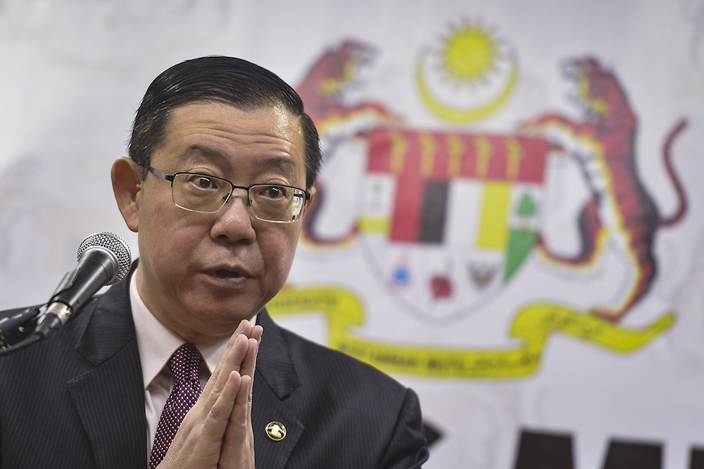 Lim Guan Eng addresses a press conference at the Ministry of Finance in Putrajaya January 8, 2019. u00e2u20acu201d Picture by Mukhriz Hazim