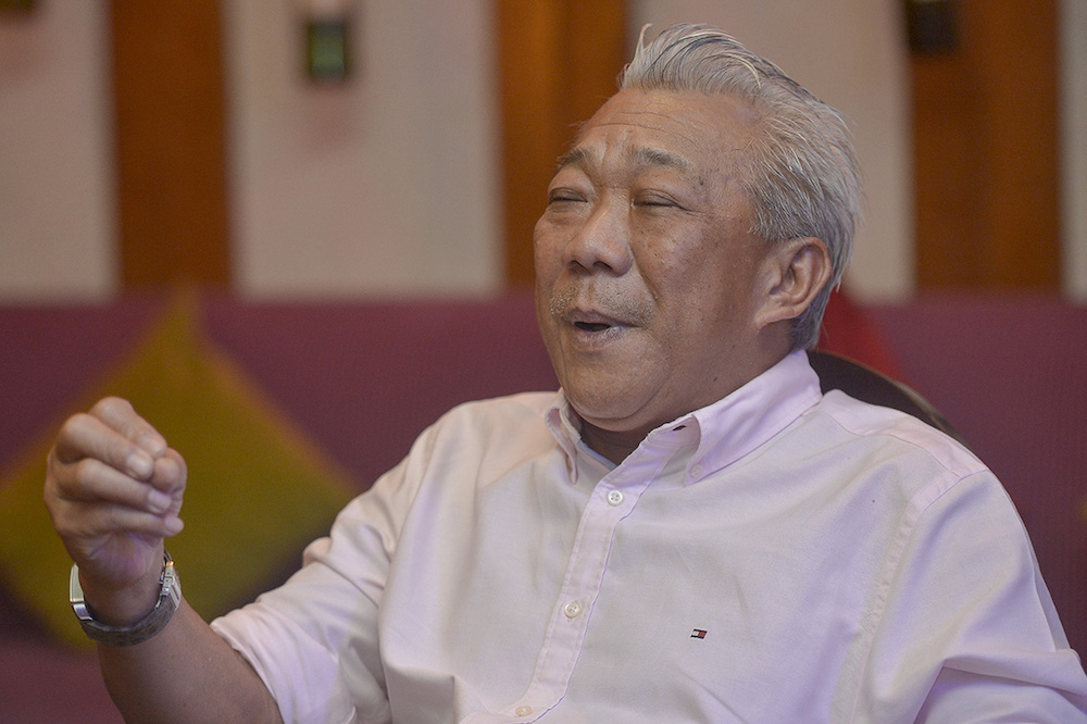 Kinabatangan MP Datuk Seri Bung Moktar Radin speaks to Malay Mail in Kuala Lumpur January 21, 2019. u00e2u20acu201d Picture by Mukhriz Hazim