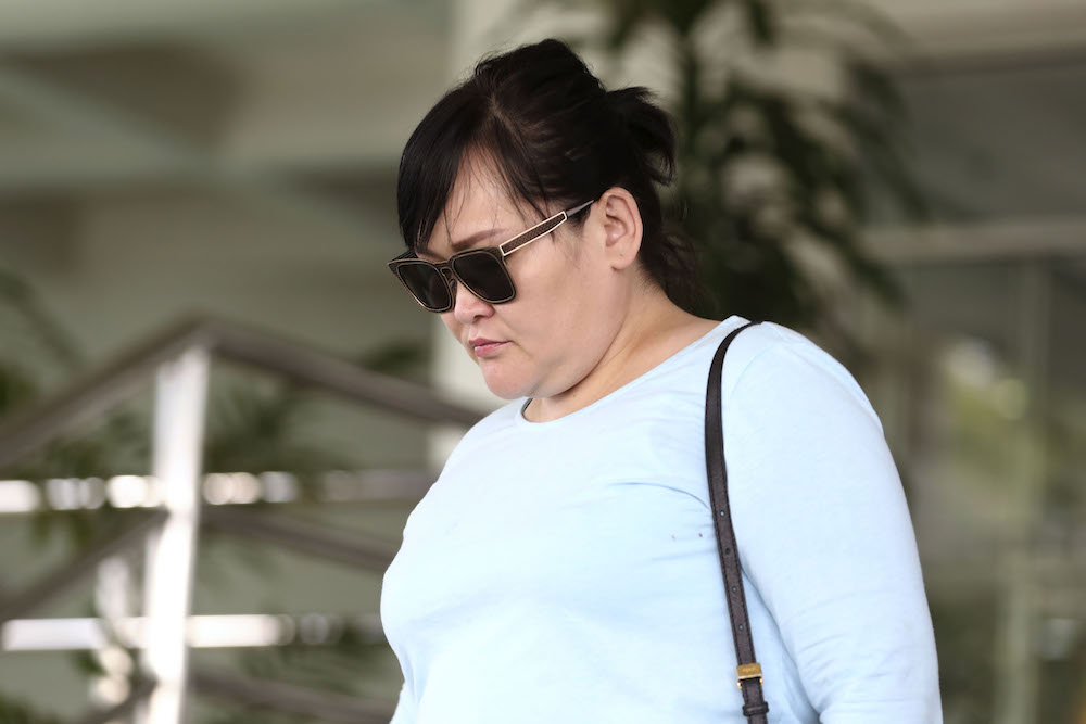 Altantuya Shaariibuuu00e2u20acu2122s cousin, Namiraa Gerelmaa, is pictured leaving the Shah Alam High Court January 30, 2019. u00e2u20acu201d Picture by Yusof Mat Isa