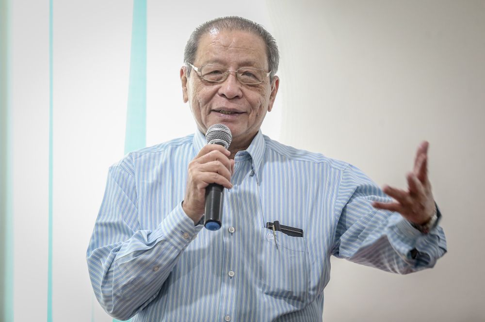 DAP adviser Lim Kit Siang speaks during the u00e2u20acu02dcMay 9th 2018: The Days Malaysians Finally Opened Their Eyes And Saved The Nationu00e2u20acu2122 book launch at Gerakbudaya, Petaling Jaya January 28, 2019. u00e2u20acu201d Picture by Firdaus Latif