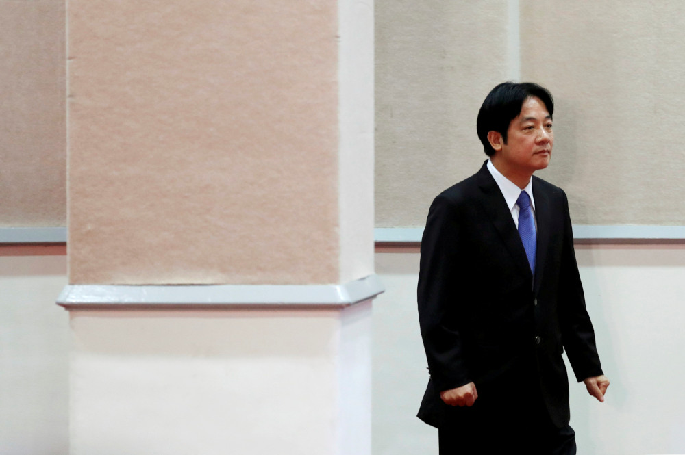 Taiwanese premier William Lai attends a cabinet transition ceremony in Taipei, Taiwan September 8, 2017. u00e2u20acu201d Reuters pic 