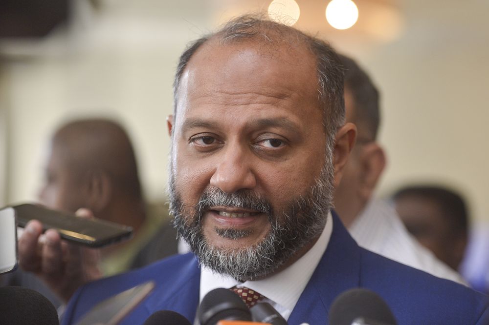 Communications and Multimedia Minister Gobind Singh Deo speaks to reporters in Shah Alam, January 29, 2019. u00e2u20acu201d Picture by Mukhriz Hazim