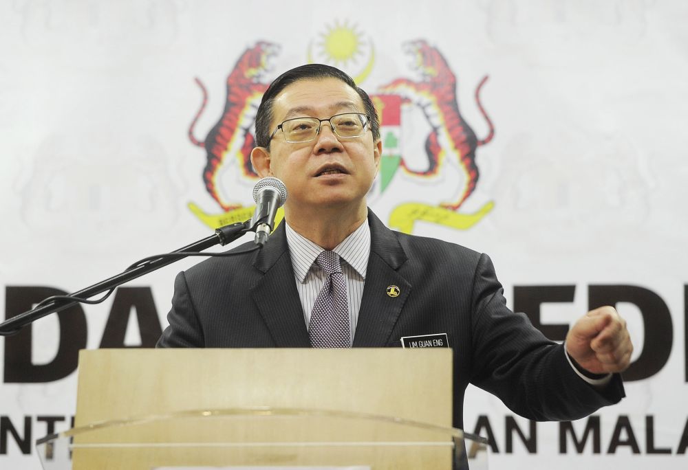 Finance Minister Lim Guan Eng speaks during a press conference in Putrajaya January 18, 2019. u00e2u20acu201d Picture by Shafwan Zaidon