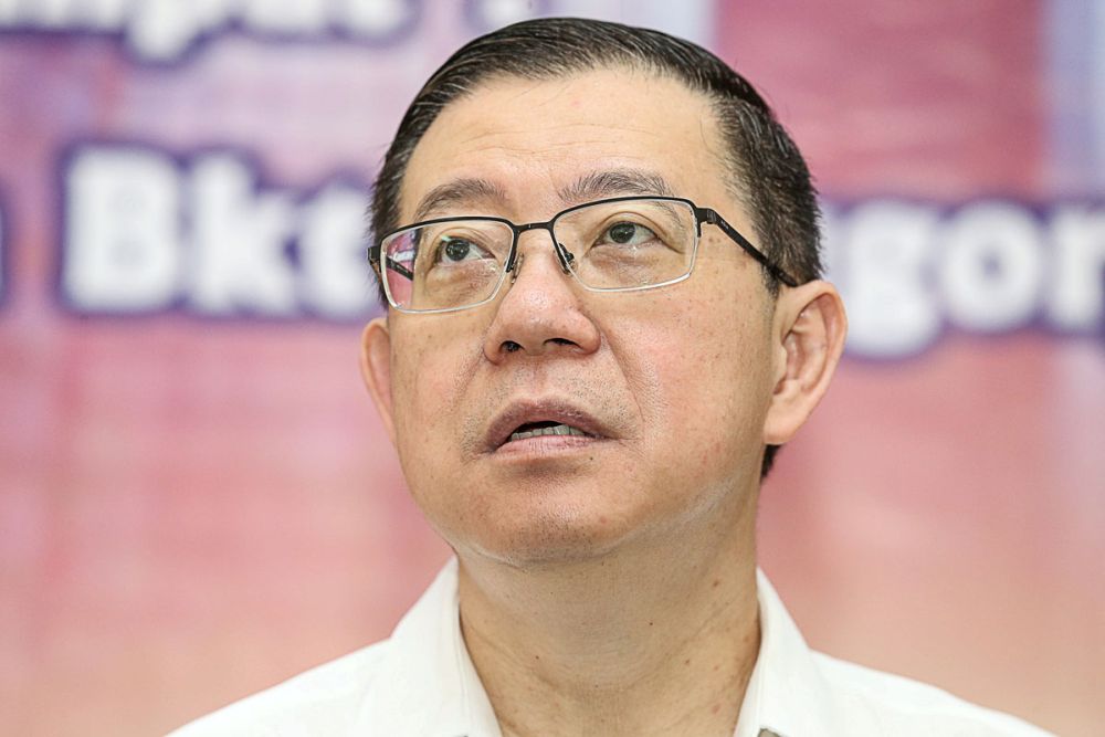 DAPu00e2u20acu2122s Lim Guan Eng speaks to reporters after launching a lift upgrading project at the Customs Department quarters in Gelugor January  1, 2019. u00e2u20acu2022 Picture by Sayuti Zainudin