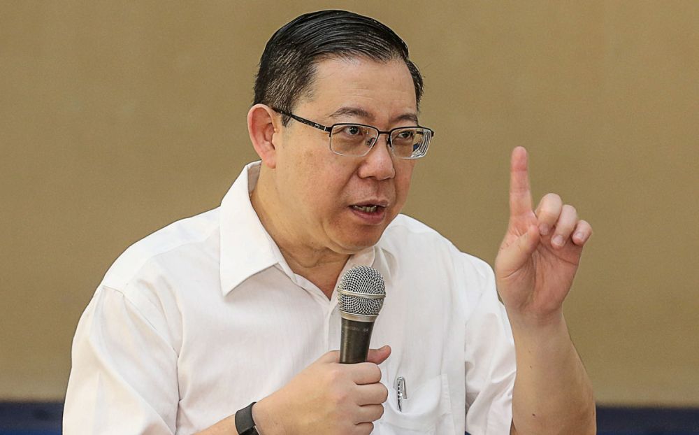 DAPu00e2u20acu2122s Lim Guan Eng speaks to reporters after launching a lift upgrading project at the Customs Department quarters in Gelugor January  1, 2019. u00e2u20acu2022 Picture by Sayuti Zainudin