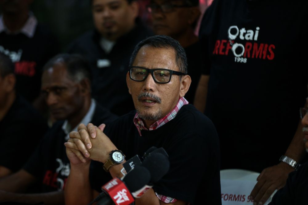 Otai Reformis Secretary-General Abdul Razak Ismail speaks during a press conference in Kuala Lumpur January 3, 2019. u00e2u20acu2022 Picture by Ahmad Zamzahuri