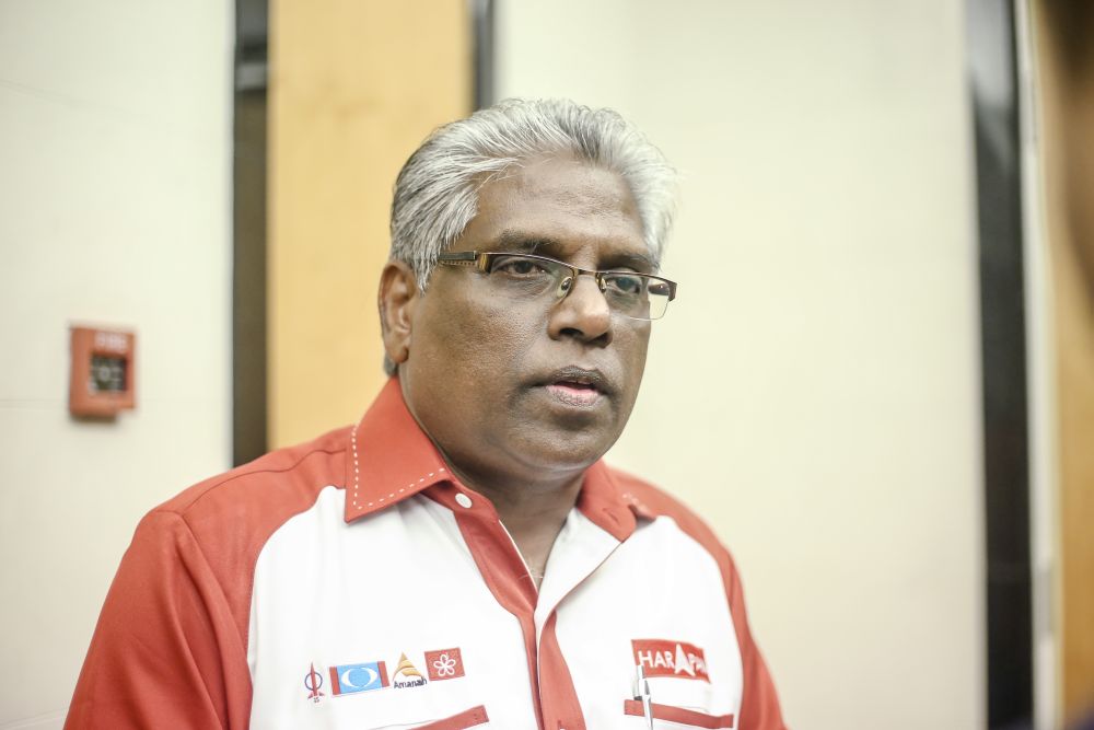 Cameron Highlands candidate from DAP M. Manogaran speaks during a press conference at Yayasan Al Bukhary in Kuala Lumpur January 4, 2019. u00e2u20acu2022 Picture by Firdaus Latif