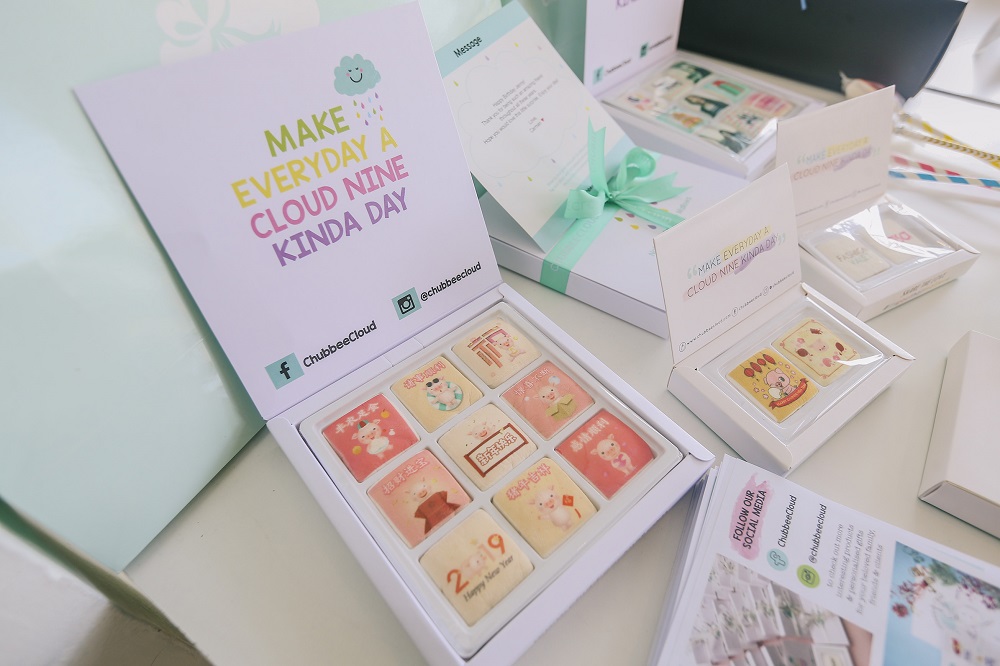 The Chinese New Year 2019 Bespoke Marshmallow box retails for RM69 each. u00e2u20acu201d Picture by Firdaus Latif