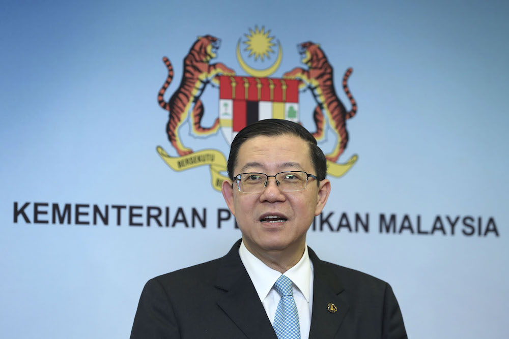 Finance Minister Lim Guan Eng speaks during a press conference at the Education Ministry in Putrajaya February 14, 2019. u00e2u20acu201d Picture by Yusof Mat