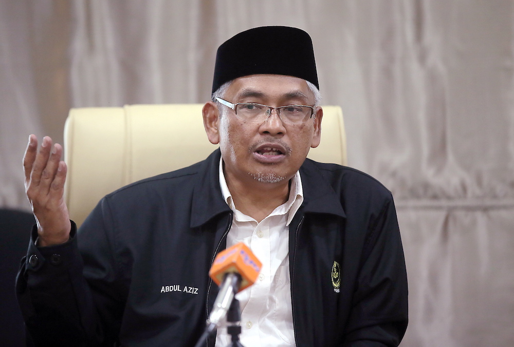 Perak State Executive Councillor Abdul Aziz Bari speaks to the press at the State Secretariat building, Ipoh February 22, 2019. u00e2u20acu201d Picture by Farhan Najib 