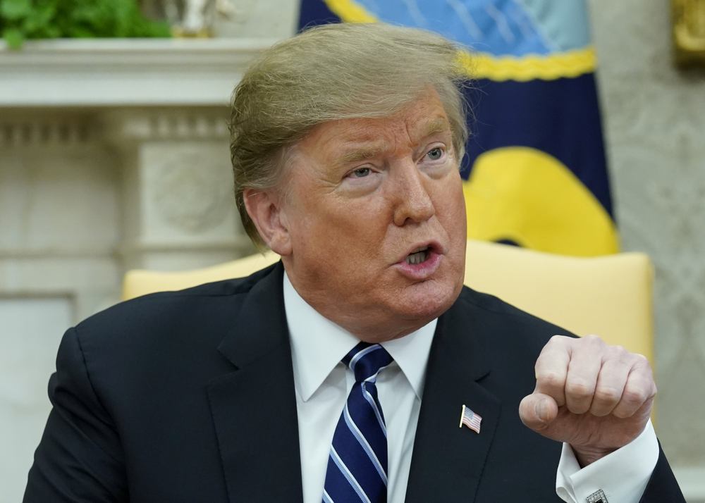 US President Donald Trump speaks during a meeting with Austria's Chancellor Sebastian Kurz in the Oval Office at the White House in Washington February 20, 2019. u00e2u20acu201d Reuters pic