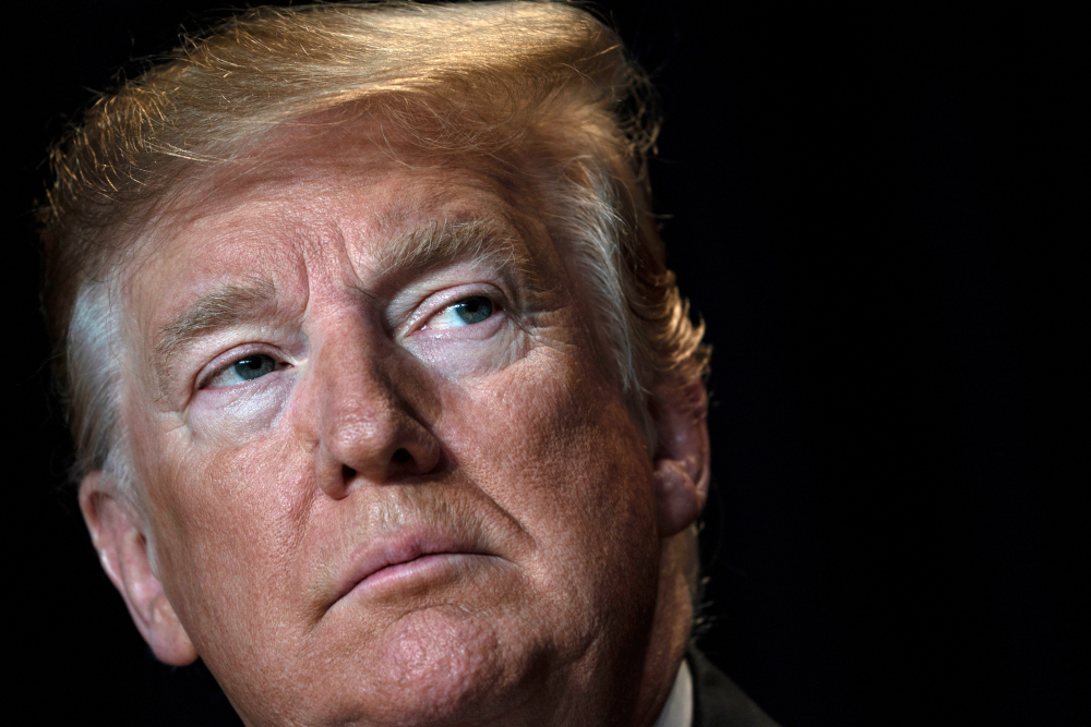 US President Donald Trump listens during the National Prayer Breakfast February 7, 2019, in Washington, DC. u00e2u20acu201d AFP pic 