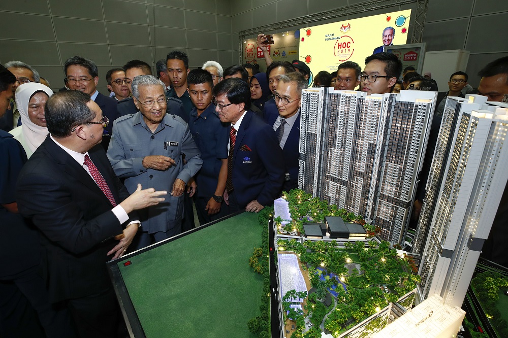 Prime Minister Tun Dr Mahathir Mohamad at the launch of the Home Ownership Campaign at the Kuala Lumpur Convention Centre March 1, 2019. u00e2u20acu201d Picture by Yusof Mat Isa