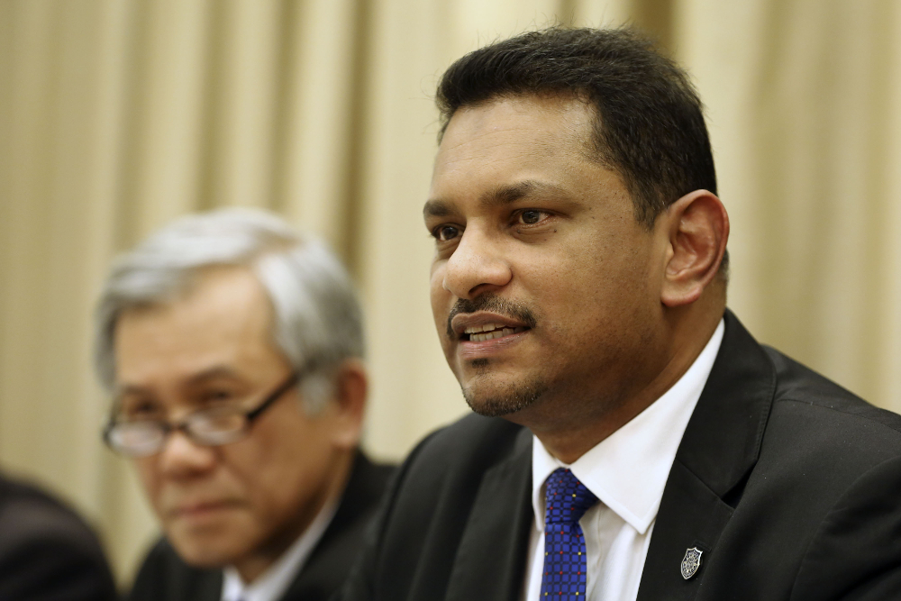 Malaysian Bar President Abdul Fareed Abdul Gafoor speaks during a press conference in Kuala Lumpur March 16, 2019. u00e2u20acu201d Picture by Yusof Mat Isa