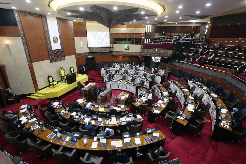A general view of the Selangor State Assembly in session in Shah Alam March 19, 2019. u00e2u20acu201d Picture by Yusof Mat Isa