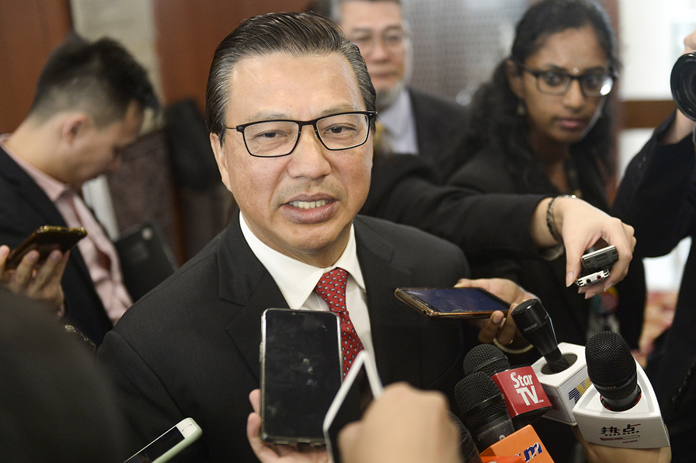 Former transport minister Datuk Seri Liow Tiong Lai speaks to the media after a meeting with Public Account Committee (PAC) at parliament in Kuala Lumpur March 27, 2019. u00e2u20acu201d Picture by Mukhriz Hazim