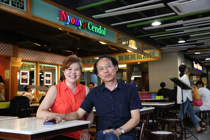 Nyonya cendol cafe是由Richie和Tracy创立主打煎蕊的食店。-Choo Choy May摄-