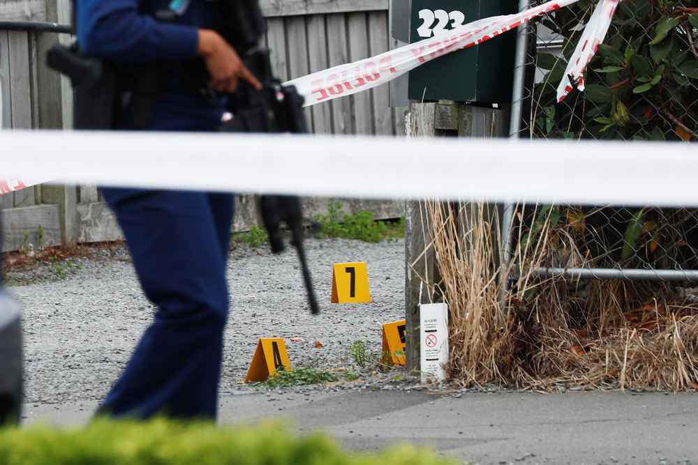Police guard the site of Friday's shooting undergoing investigation, outside the Linwood Mosque, in Christchurch, New Zealand March 18, 2019. u00e2u20acu201d Reuters pic