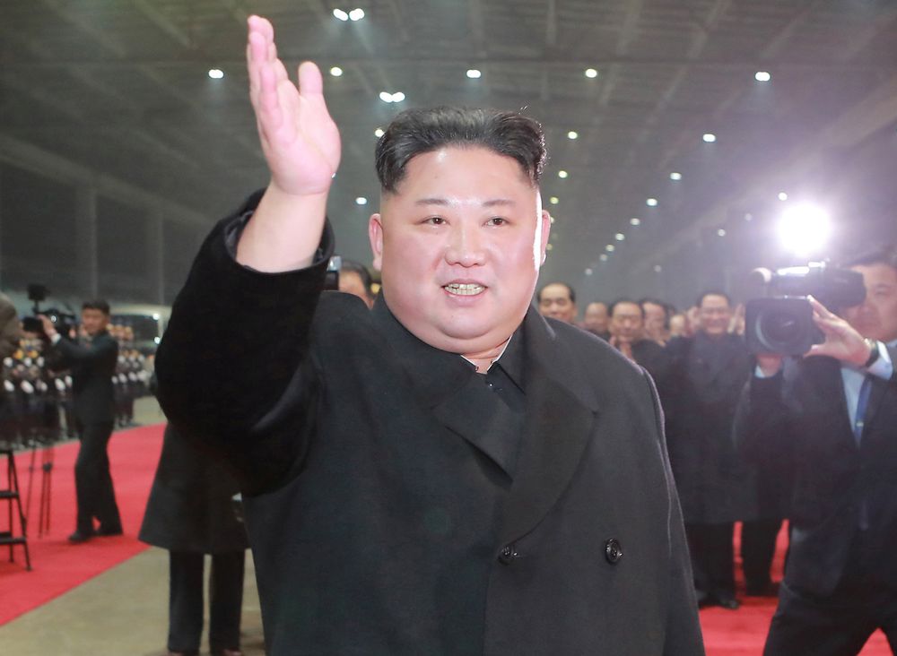 North Korean leader Kim Jong-un arrives in Pyongyang March 5, 2019. u00e2u20acu201d KCNA pic via Reuters