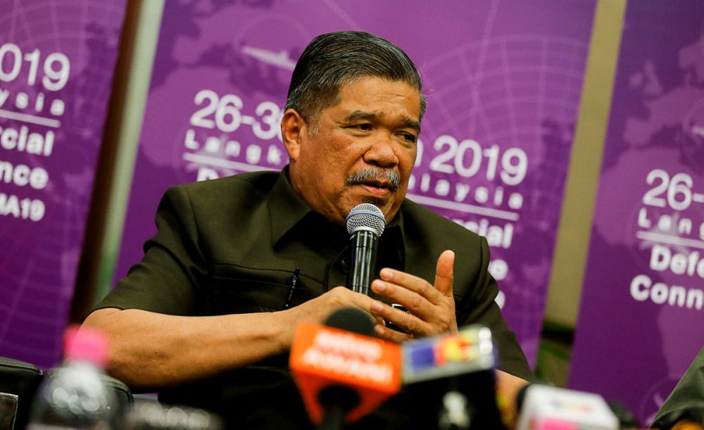 Minister of Defence Mohamad Sabu speaks during a press conference at the Mahsuri International Exhibition Centre, Langkawi March 29, 2019.u00e2u20acu201d Picture by Sayuti Zainudin