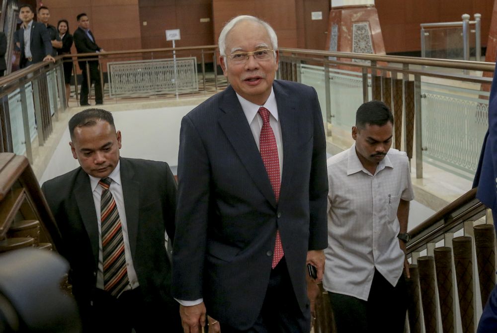 Datuk Seri Najib Razak is pictured at Parliament in Kuala Lumpur March 12, 2019. u00e2u20acu201d Picture by Firdaus Latif