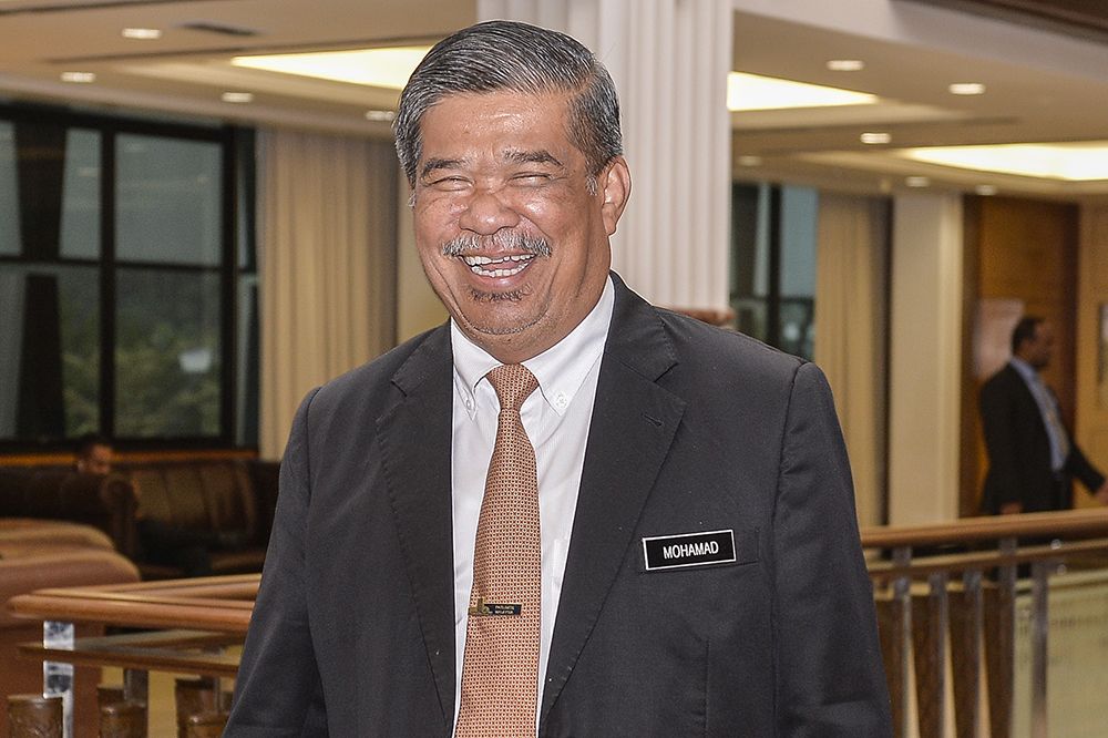 Defence Minister Muhammad Sabu is pictured at Parliament April 3, 2019. u00e2u20acu201d Picture by Miera Zulyana