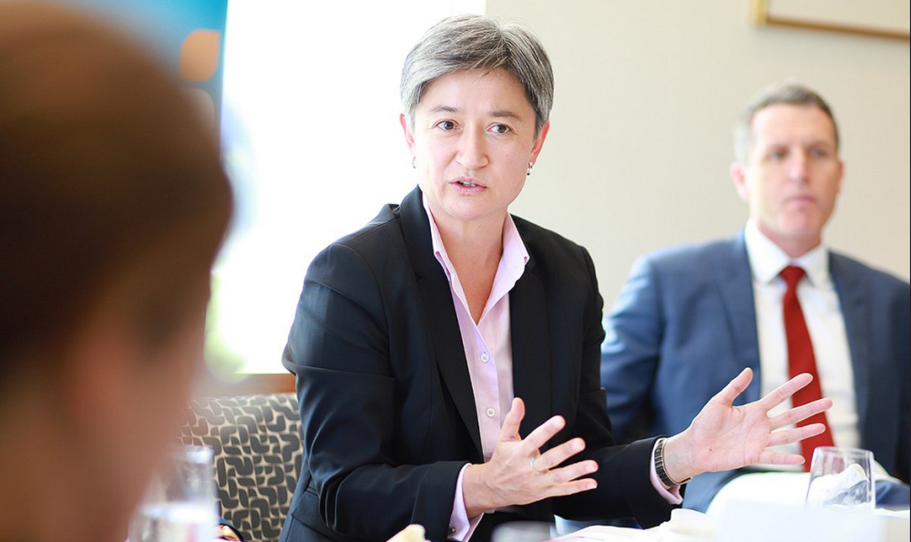 Wong, who represents South Australia as a senator, was re-elected Opposition Leader in the Senate after the 2016 federal election and is also the Labor partyu00e2u20acu2122s shadow minister for Foreign Affairs. u00e2u20acu201d Picture via Twitter